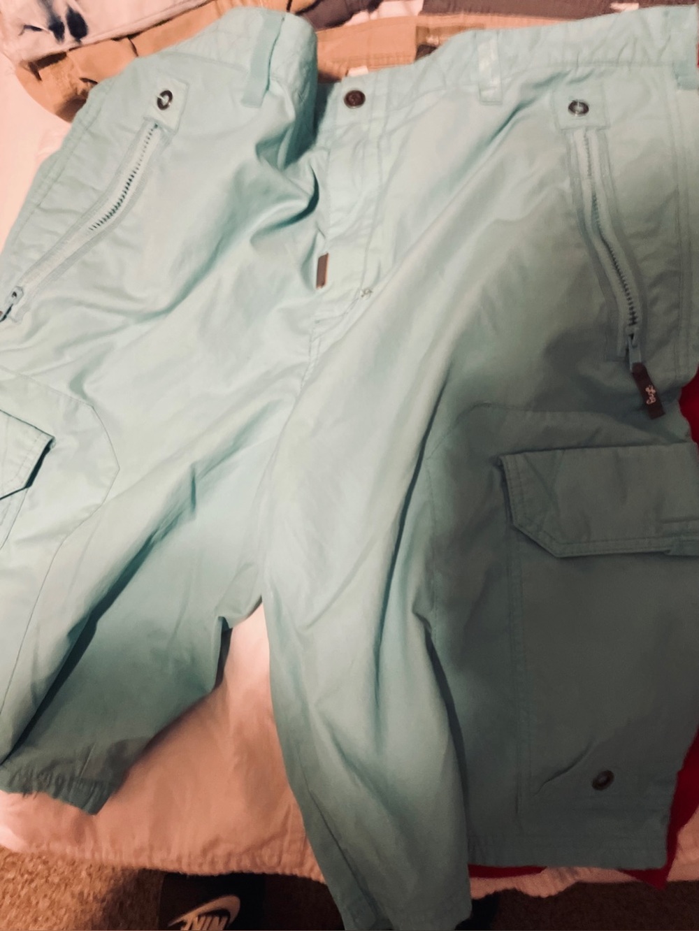 LRG Mint Green Cargo Shorts - Men's